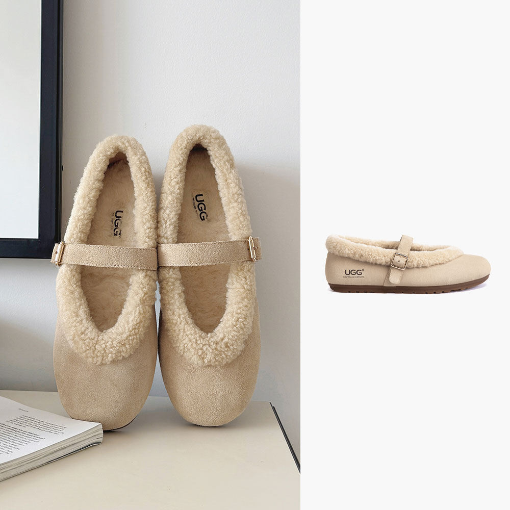 [무료배송] 호주정품 에버어그 루넬 플랫 슈즈 (굽1.2cm) UGG AS7061