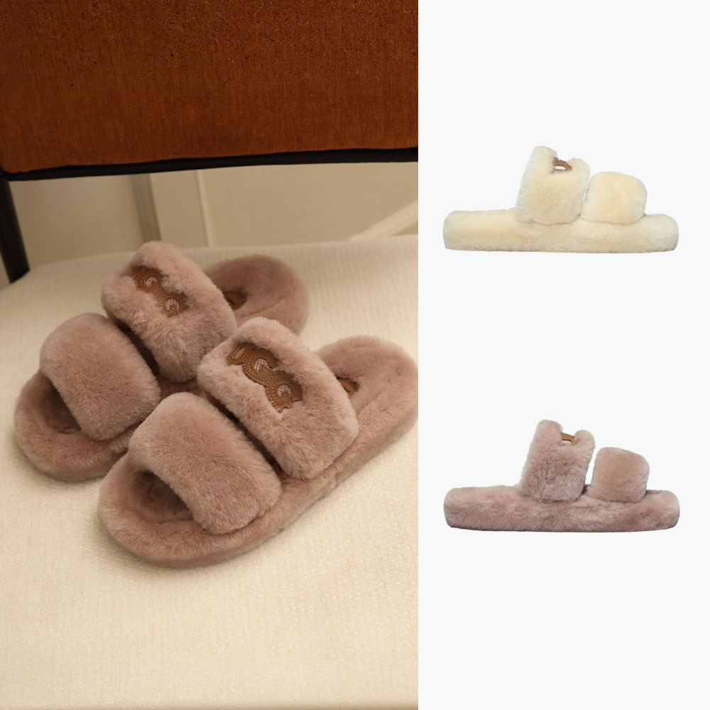 [무료배송] 호주정품 디케이 더블 스트랩 시어링 어그 슬리퍼 (굽 3m) DK UGG DK195