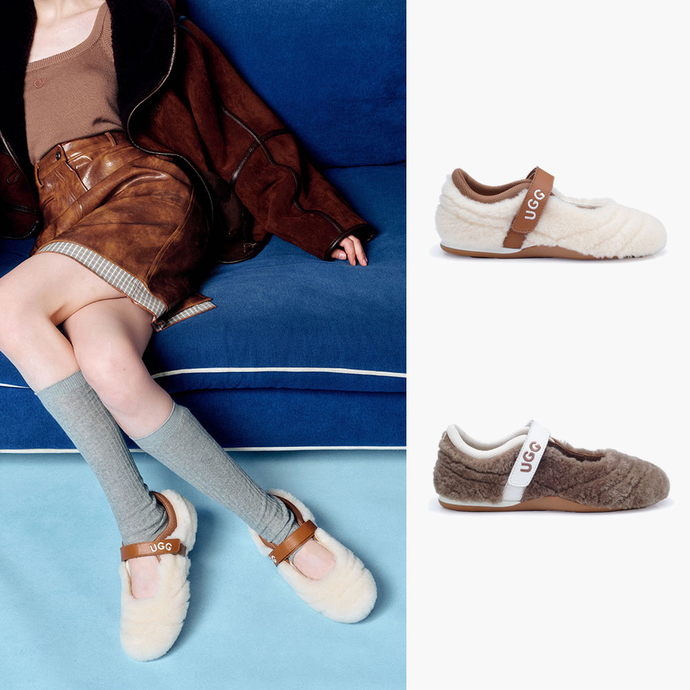 [무료배송] 호주정품 오즈라나 퓨리 스니커즈 메리제인 (굽2cm) OZLANA UGG OZ1028