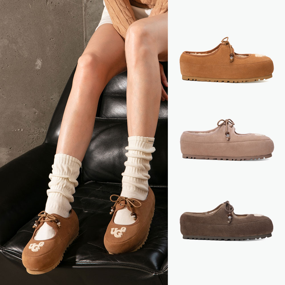 [무료배송] 호주정품 디케이 로지 어그 플랫 슈즈 (굽 1m) DK UGG DK247