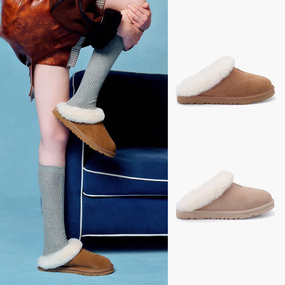 [무료배송] 호주정품 오즈라나 앤슬리 앵클 어그슬리퍼 (굽2cm) OZLANA UGG OZ3025