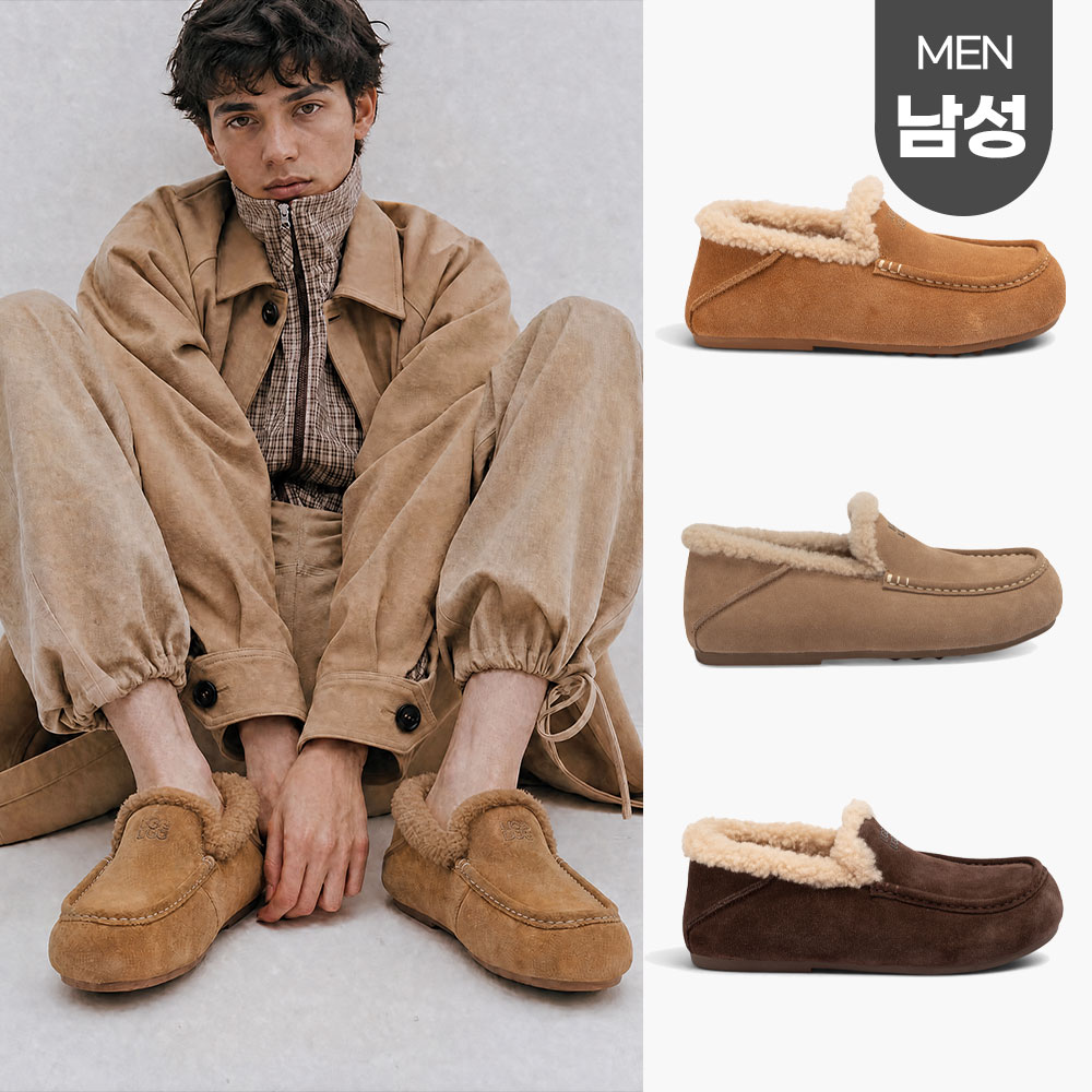 [무료배송] 호주정품 오즈웨어 남성 클래식 슬립온 모카신 (굽3cm) OZWEAR UGG OB1032M