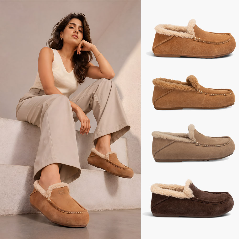 [무료배송] 호주정품 오즈웨어 클래식 슬립온 모카신 (굽3cm) OZWEAR UGG OB1032