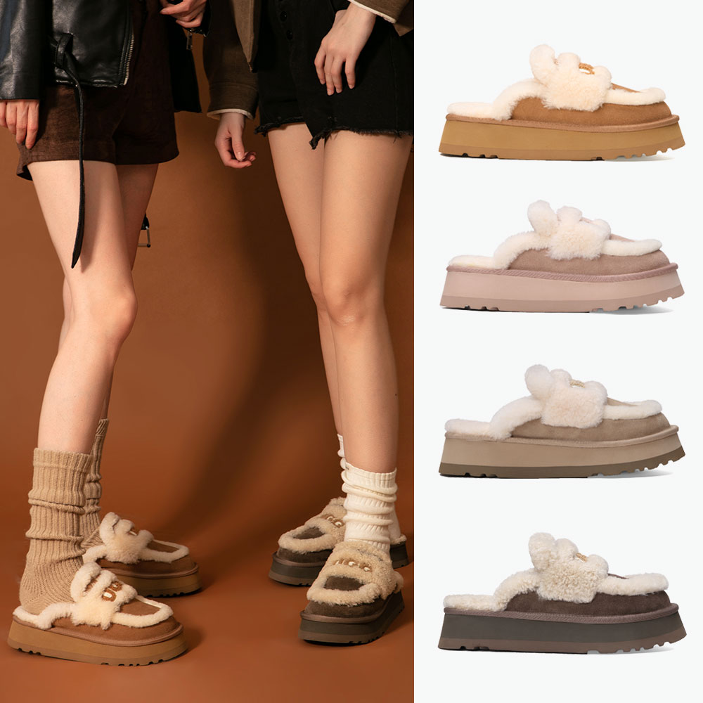 [무료배송] 호주정품 디케이 처비 플랫폼 어그 슬리퍼 (굽4m) DK UGG DK198