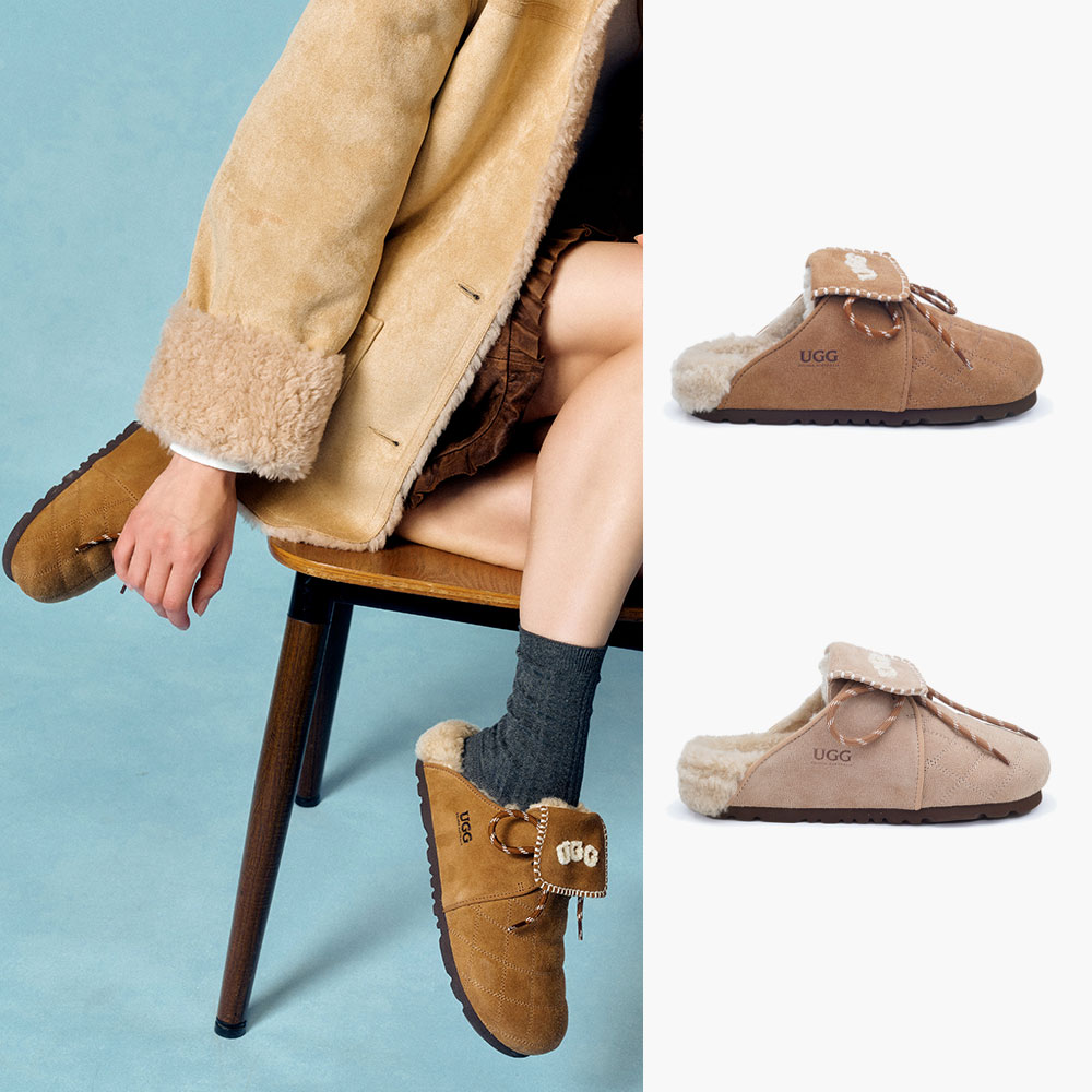 [무료배송] 호주정품 오즈라나 해링턴 시어링 뮬 (굽2.5cm) OZLANA UGG OZ3019